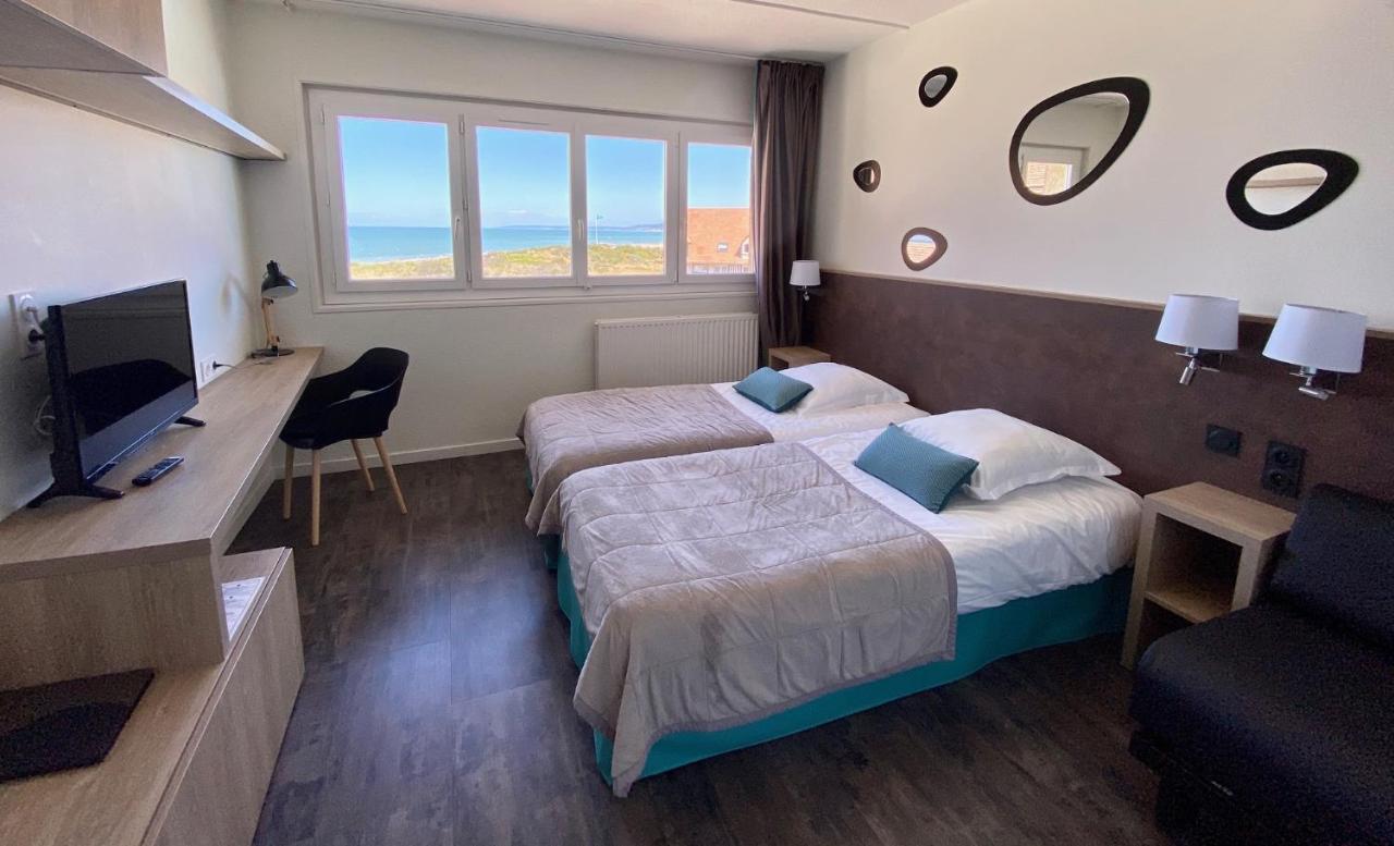 Hotel Club De La Plage Merville-Franceville-Plage Ngoại thất bức ảnh