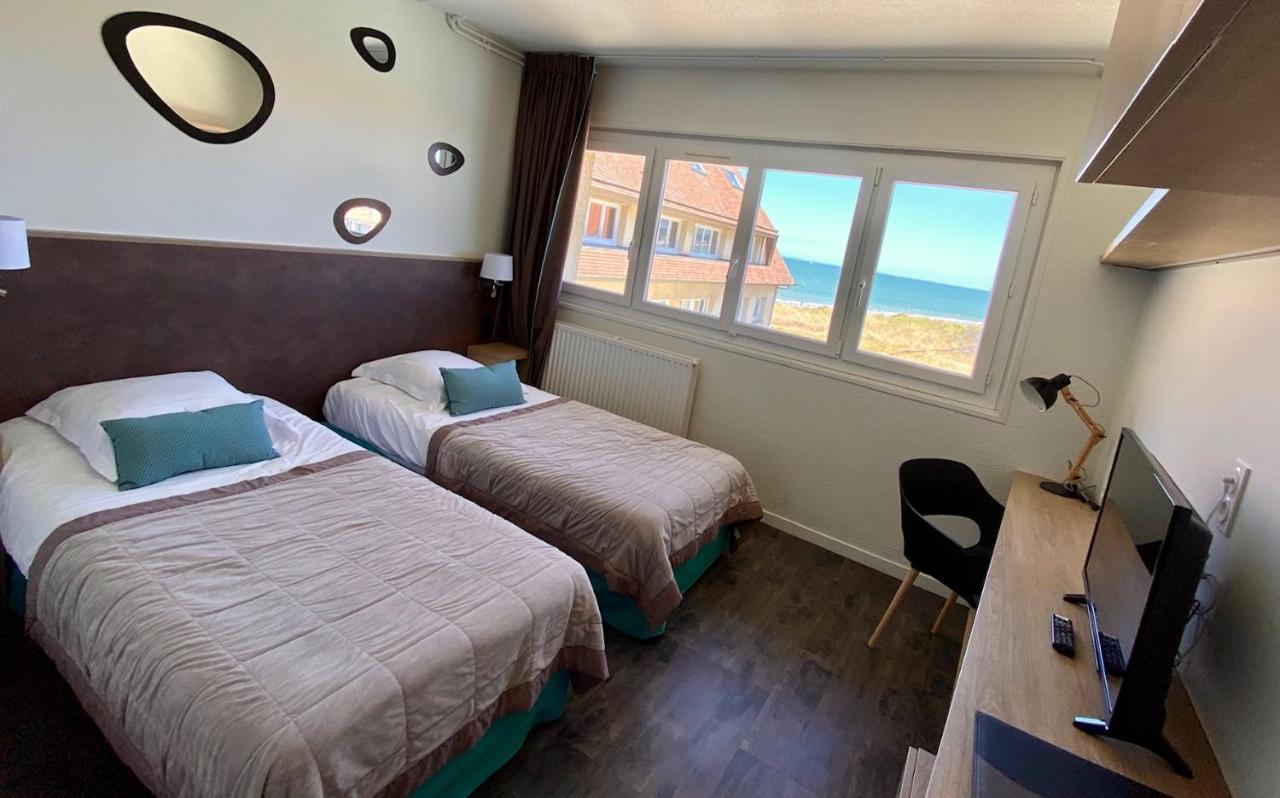 Hotel Club De La Plage Merville-Franceville-Plage Ngoại thất bức ảnh